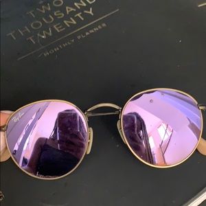 Ray Ban Mirrored Purple Sunnies